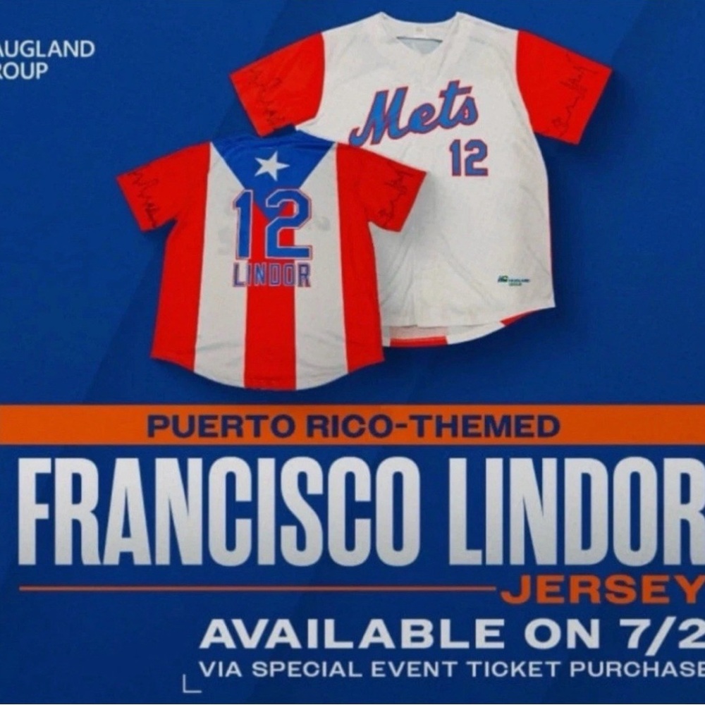 Mets Kids Puerto Rico-Themed Jersey